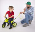 Teddies Odrážadlo Funny Wheels Rider SuperSport zelené 2v1+popruh