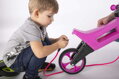 Teddies Odrážadlo Funny Wheels Super Sport 2v1 ružová