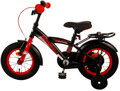 Volare Detský Bicykel pre chlapcov Thombike Black Red 12