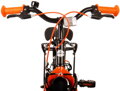 Volare Detský Bicykel Thombike Black Orange 12 dve ručné brzdy