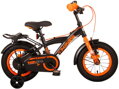 Volare Detský Bicykel Thombike Black Orange 12 dve ručné brzdy