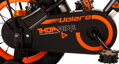 Volare Detský Bicykel Thombike Black Orange 12 dve ručné brzdy