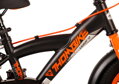 Volare Detský Bicykel Thombike Black Orange 12 dve ručné brzdy