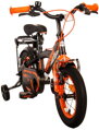 Volare Detský Bicykel Thombike Black Orange 12 dve ručné brzdy