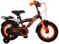 Volare Detský Bicykel Thombike Black Orange 12 dve ručné brzdy