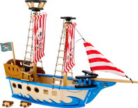 Small foot Drevená pirátska loď Jack