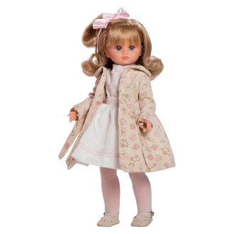 Berbesa Luxusná detská bábika-dievčatko Flora 42cm