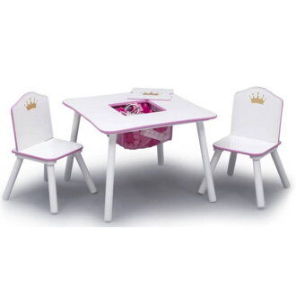 bHome Detský stôl so stoličkami Princezné