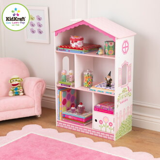 KidKraft detská knižnica aj domček pre bábiky