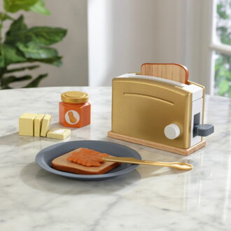 Kidkraft príslušenstvo do kuchynky Toustovač Modern Metallics Toaster Set
