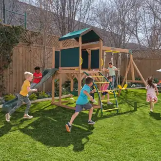 KidKraft Hracia Zostava S Hojdačkami A Šmýkalou Hideaway Haven