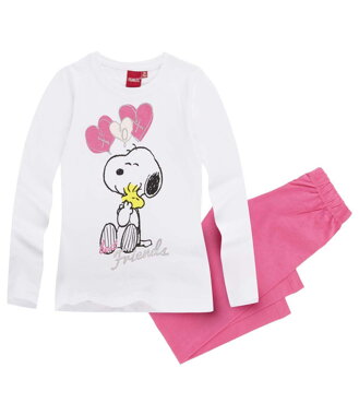 Snoopy Pyžamo biela