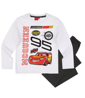 Disney CARS Pyžamo biele
