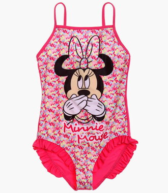 Disney Minnie Jednodielne plavky ružové
