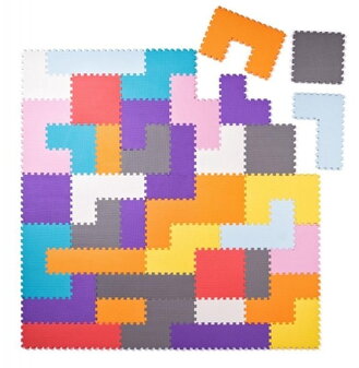 Plastica Penové podlahové puzzle - Tvary - 40 ks