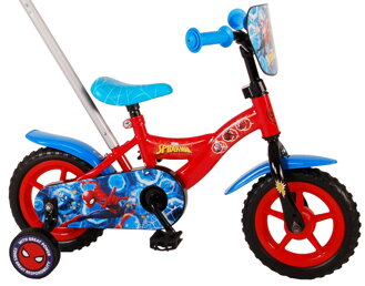 Volare Spiderman Detský Bicyklík 10 s tyčou