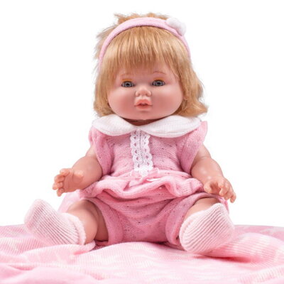 Berbesa Luxusná detská bábika-bábätko Amalia 35cm
