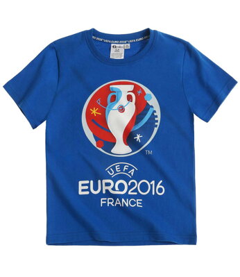 UEFA EURO 2016 Tričko s krátkym rukávom modrá