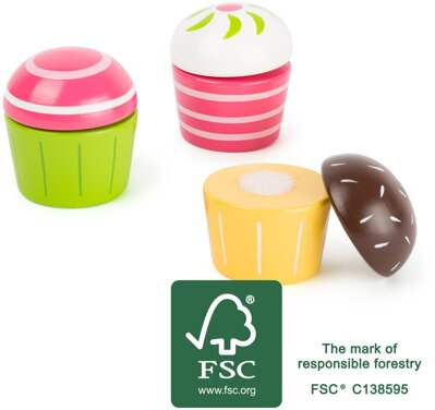Small Foot Koláčik Cupcake FSC