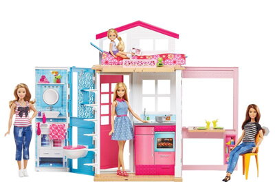 Mattel Barbie Dom 2v1 a bábika