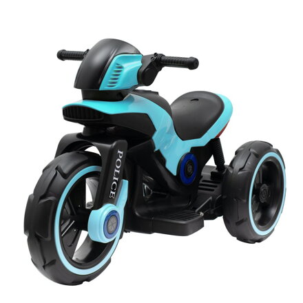 Baby Mix Detská elektrická motorka POLICE modrá