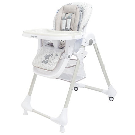 Baby Mix Jedálenská stolička Infant grey 