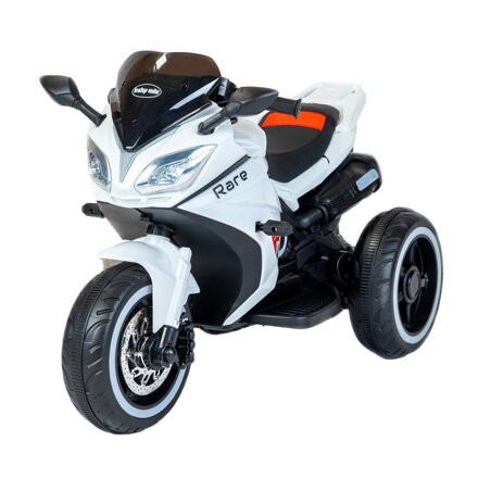 Baby Mix Detská elektrická motorka Rare biela
