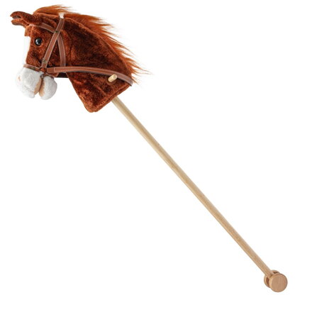 Baby Mix Hobby Horse so zvukom a kolieskami Bruno Brown