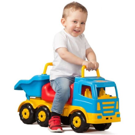 Odrážadlo pre deti LKW s vyklápacou korbou