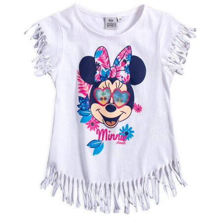 Disney Dievčenské tričko MINNIE so strapcami