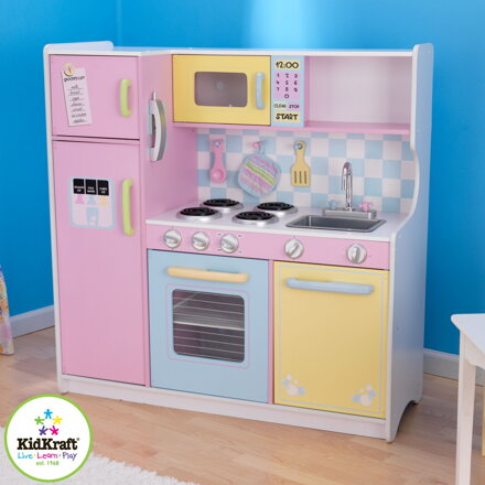 KidKraft Luxusná veľká kuchynka PASTEL