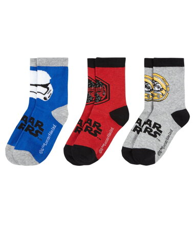 Star Wars-The Clone Wars Ponožky 3páry farebné