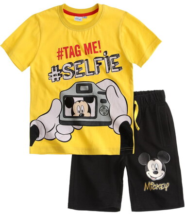 Disney Mickey Tričko a bermudy žltá