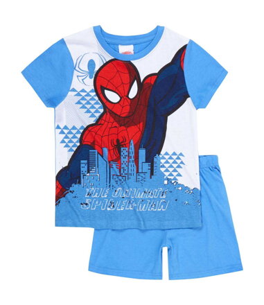 Spiderman Pyžamo s krátkym rukávom bl.modrá