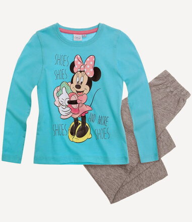 Disney Minnie Pyžamo šedá
