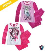 Monster High velúrové pyžamo 2ks