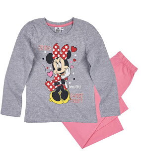 Disney Minnie Pyžamo šedé