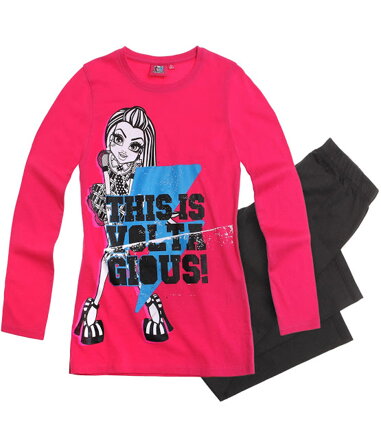 Monster High pyžamo ružová