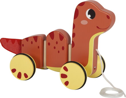 Small Foot Drevená Ťahacia Hračka Dino