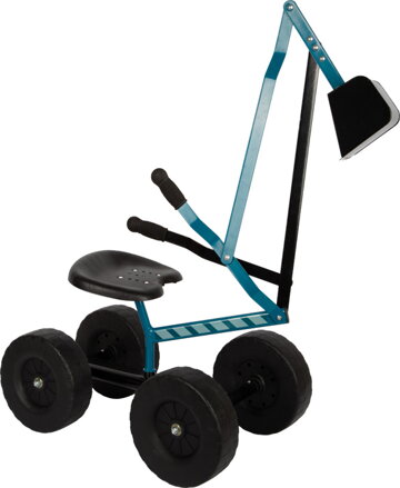 Small Foot Bager s kolesami modrý