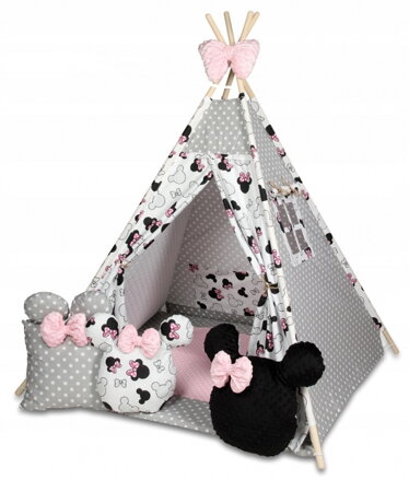Baby Nellys Stan Pre Deti Típí S Veľkou Výbavou Minnie