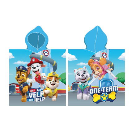 Paw Patrol Kúpacie Pončo Osuška S Kapucňou