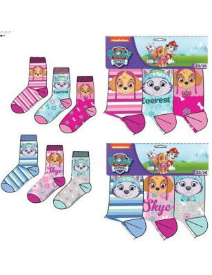 Paw Patrol dievčenské ponožky 3ks