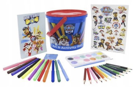 Paw Patrol Sada Na Malovanie vo vedierku 