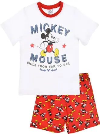 Mickey Pyžamo S Krátkym Rukávom