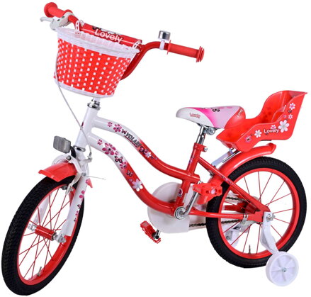 Volare Dievčenský Bicykel Lovely 16 red