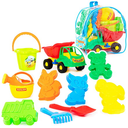 Polesie Sada Vedierko A Formičky Do Piesku V Ruksaku