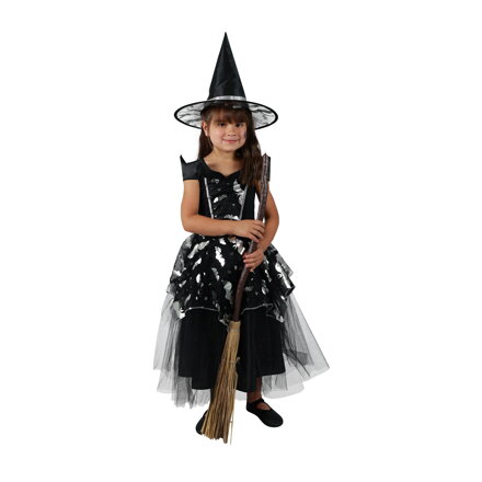 Rappa Kostým Čarodejnica Netopierka