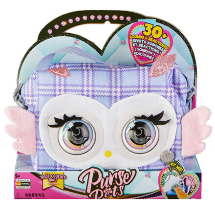 Spin Master Purse Pets 80307 Interaktívna kabelka Sova