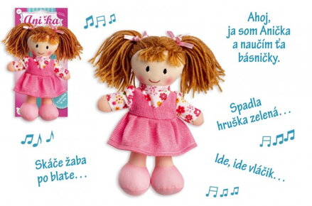 Teddies Handrová Hovoriaca Bábika Anička SK